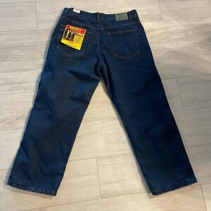 NWT Smiths American Workwear Relaxed Fit Insulated Heavy Duty Jean 38 X 30